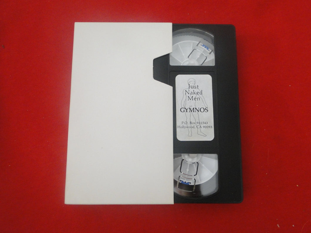 Vintage Adult Erotic VHS Tape Movie Gay Interest Just Naked Men Gymnos     10