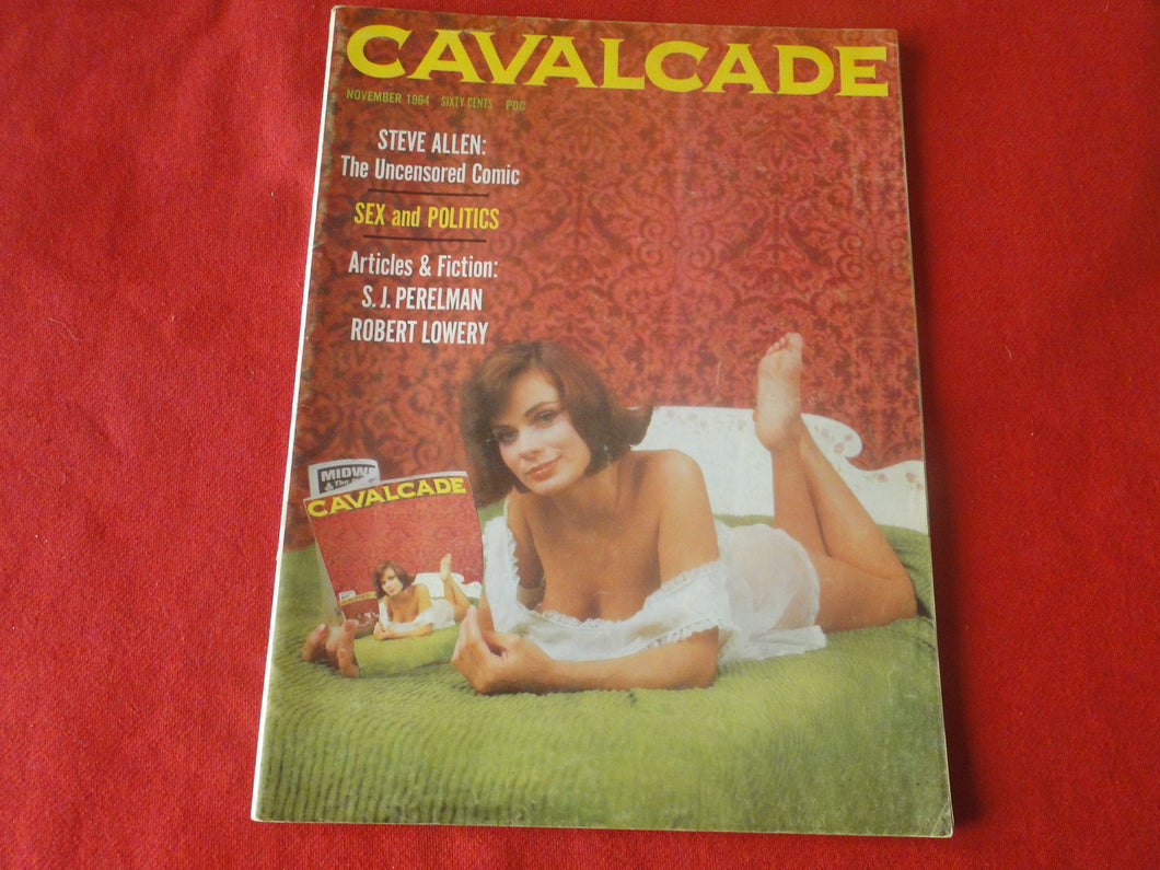 Vintage Nude Erotic Sexy Adult Magazine Cavalcade November 1964       P89