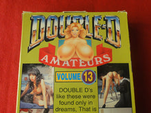 Load image into Gallery viewer, Vintage Adult XXX VHS Porn Tape Double D Amateurs Vol. 13                X30
