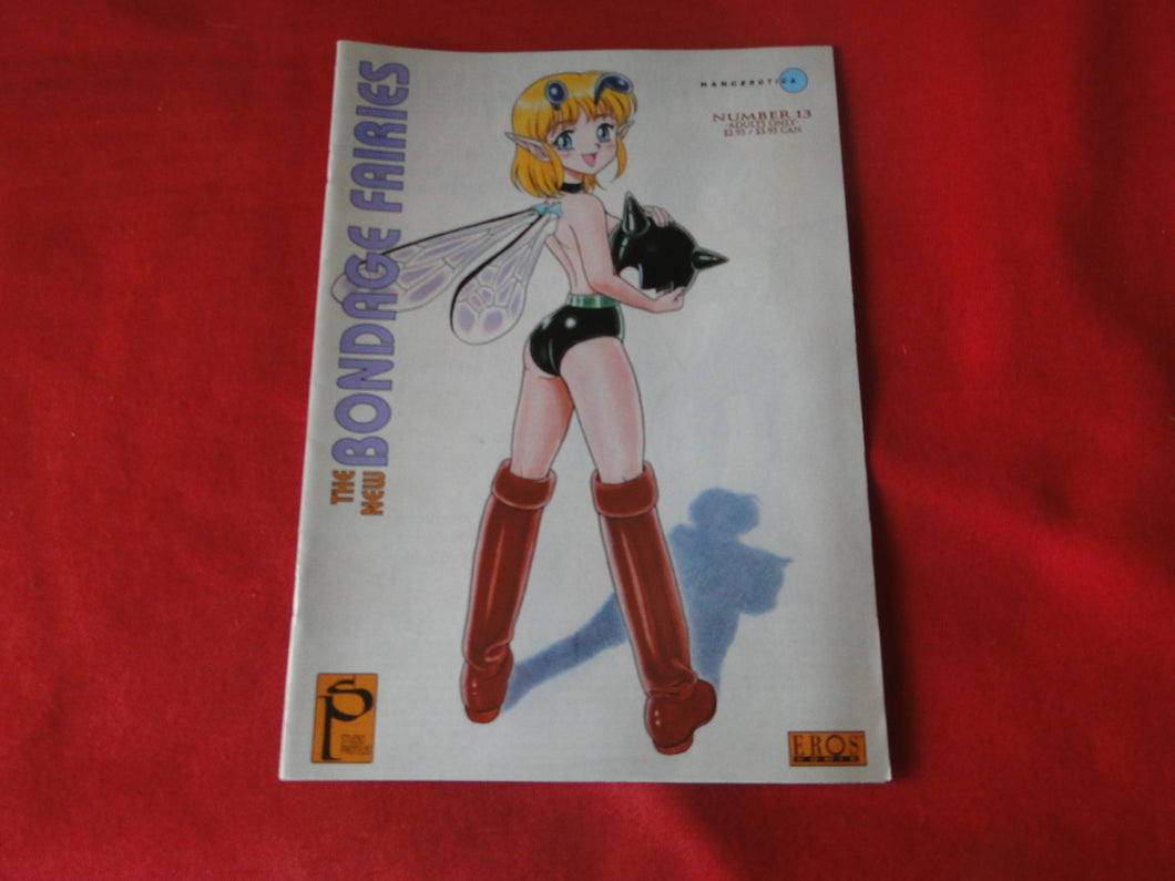 Vintage Nude Erotic Sexy Adult Men's Comic Book Eros The New Bondage Fairies #13 1997 PB3
