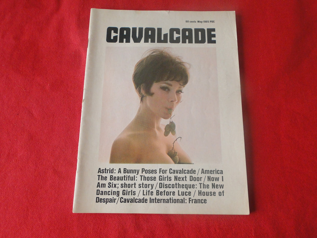 Vintage Nude Erotic Sexy Adult Magazine Cavalcade May 1965    P89