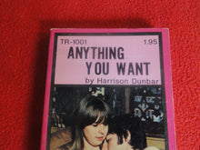 Load image into Gallery viewer, Vintage Adult Paperback Book/Novel Torch Reader Anything You Want       G3
