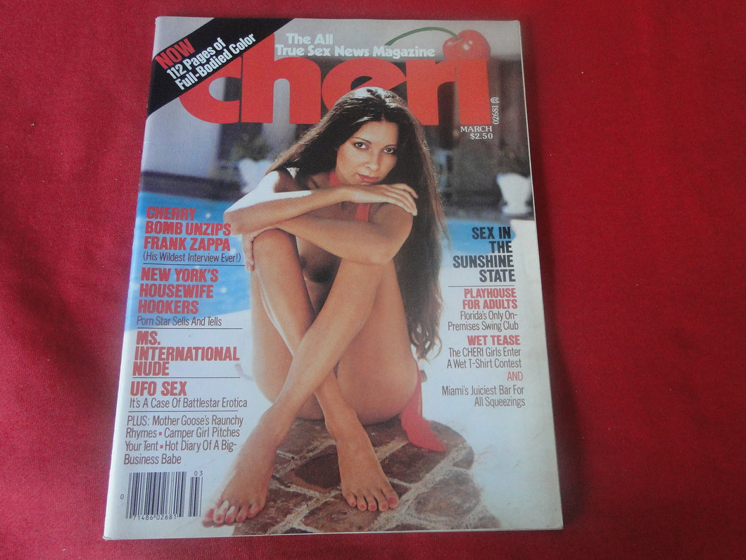Vintage Nude Erotic Sexy Adult Magazine Cheri March 1979         JB66