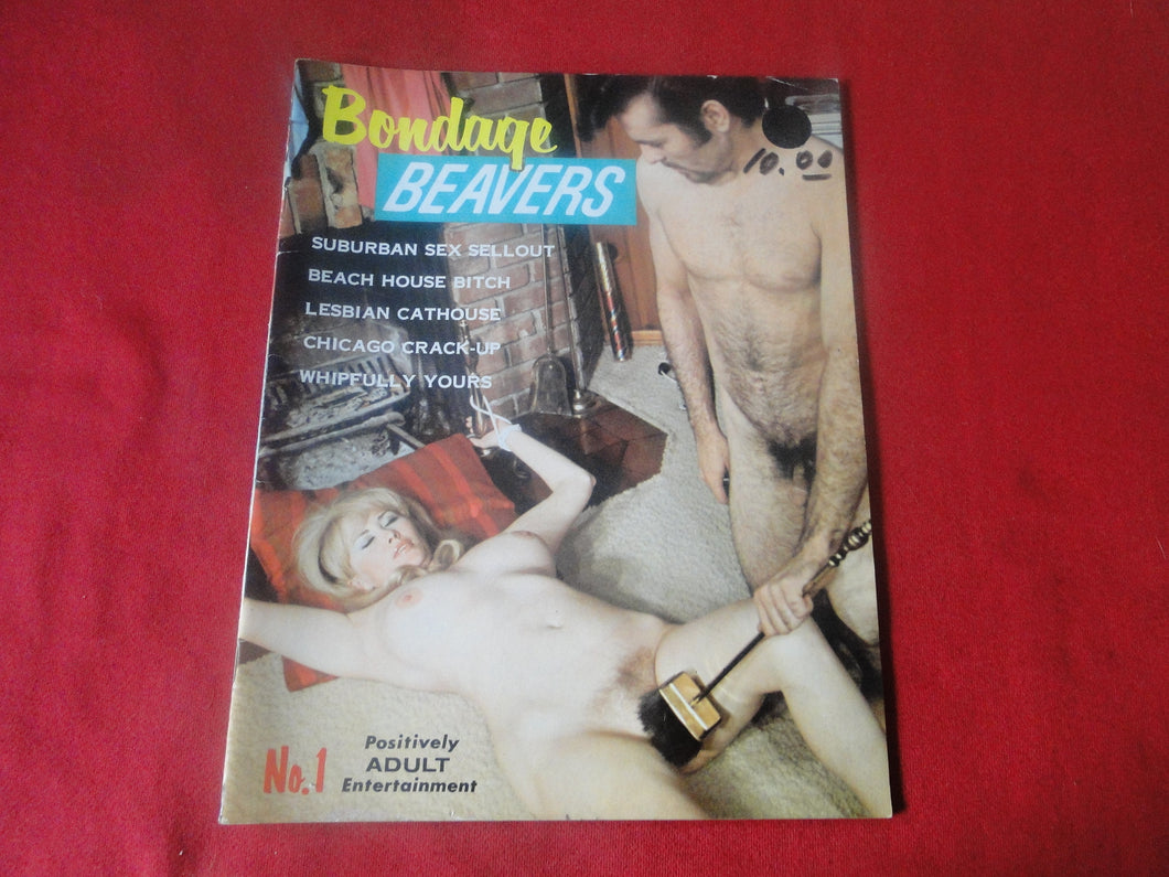 Vintage Nude Erotic Sexy Adult Magazine Bondage Beavers           P70