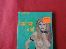 Load image into Gallery viewer, Vintage Erotic Adult Paperback Book/Novel Leather Slut  ROUGH         G4
