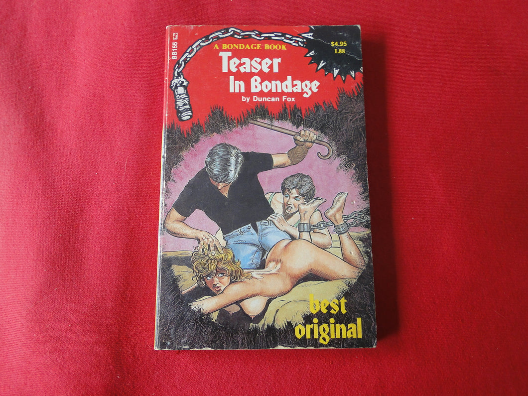 Vintage Erotic Adult Paperback Book/Novel Teaser In Bondage        G4