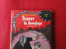 Load image into Gallery viewer, Vintage Erotic Adult Paperback Book/Novel Teaser In Bondage        G4
