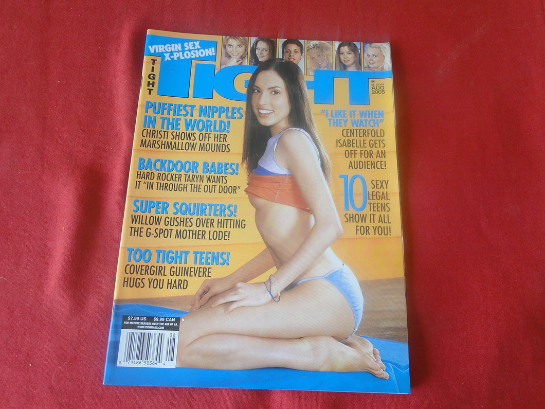 Vintage Nude Erotic Sexy Adult Magazine Adult Magazine Tight Aug. 2005       P99