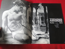 Load image into Gallery viewer, Vintage Adult Erotic Sexy Magazine Gay Interest Young Adonis  February 1963    JB29
