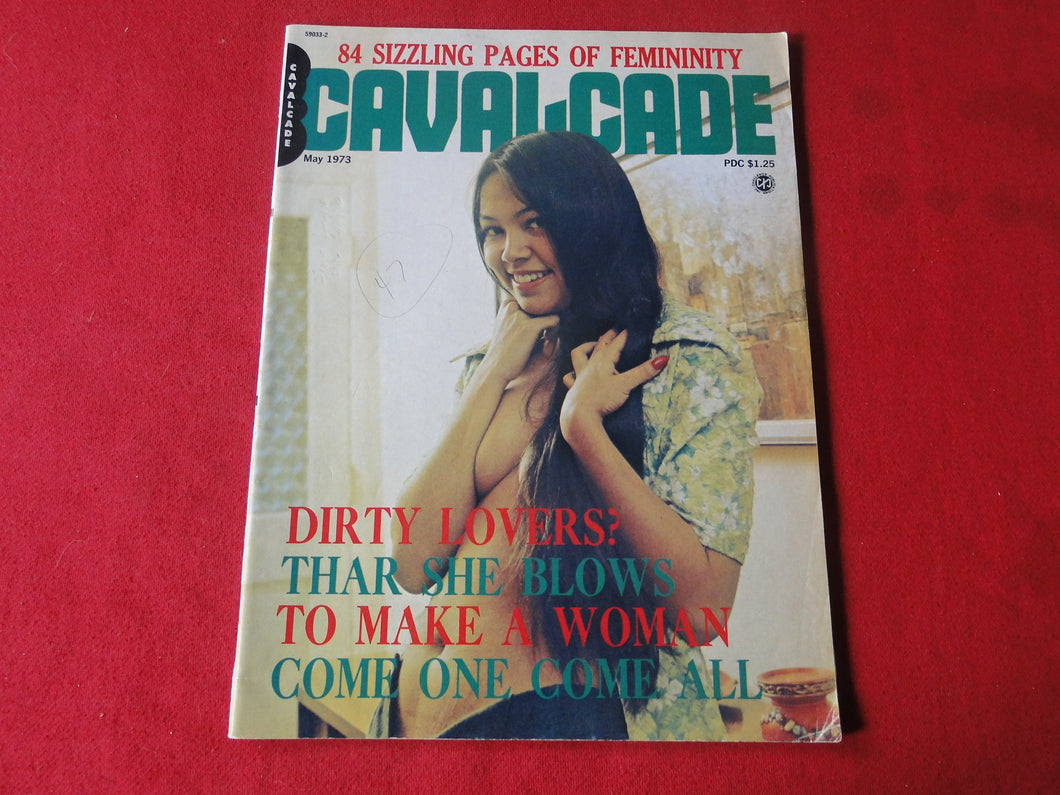 Vintage Nude Erotic Sexy Adult Magazine Cavalcade May 1973        P90