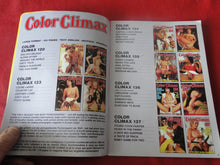 Load image into Gallery viewer, Vintage Nude Erotic Sexy Adult Magazine Danish 1989 Color Climax Magazine Index 89/90    S1
