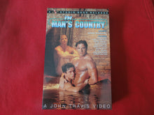 Load image into Gallery viewer, Vintage Adult XXX Gay VHS Tape Video Movie In Man&#39;s Country Sonny Markham    G1
