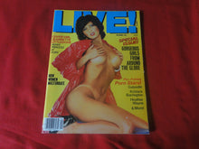 Load image into Gallery viewer, Vintage Nude Erotic Sexy Adult Magazine Live Sept. 1986       JB59

