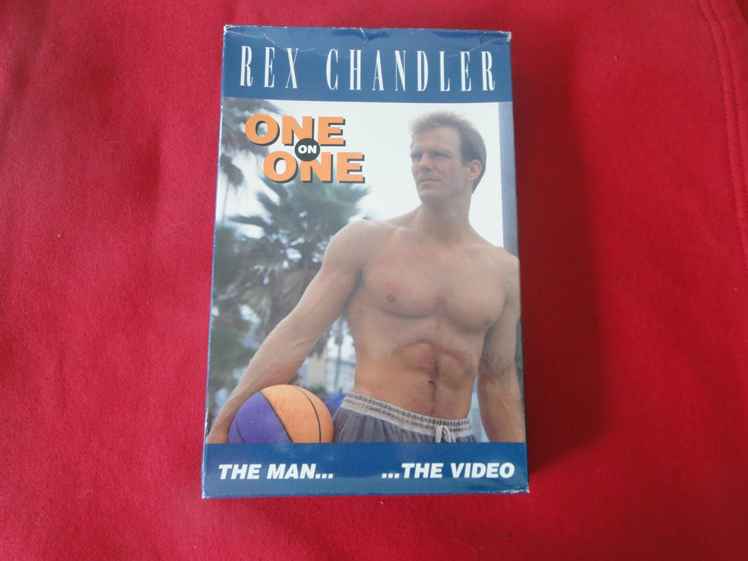 Vintage Adult XXX Gay VHS Tape Video Movie One On One Rex Chandler    G1
