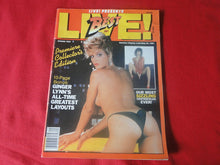 Load image into Gallery viewer, Vintage Nude Erotic Sexy Adult Magazine Live 1987 Ginger Lynn     JB59
