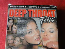 Load image into Gallery viewer, Vintage Adult XXX VHS Porn Tape Peter North Deep Throat This Vol. 12       X31
