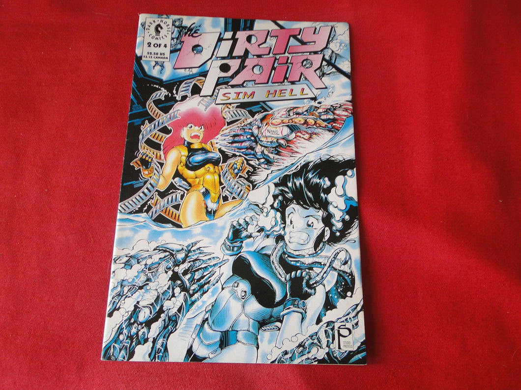 Vintage Nude Erotic Sexy Adult Men's Comic Book Dirty Pair Sim Hell June 1993  PB3