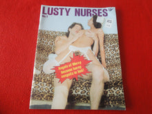 Load image into Gallery viewer, Vintage Nude Erotic Sexy Adult Magazine Lusty Nurses 1976         JB21
