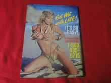 Load image into Gallery viewer, Vintage Nude Erotic Sexy Adult Magazine Live Fall 1987 Ginger Lynn Nikki Charm    JB59
