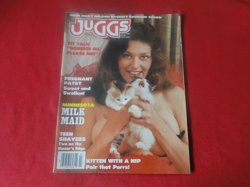 Vintage Nude Erotic Sexy Adult Magazine Juggs July 1982         P70