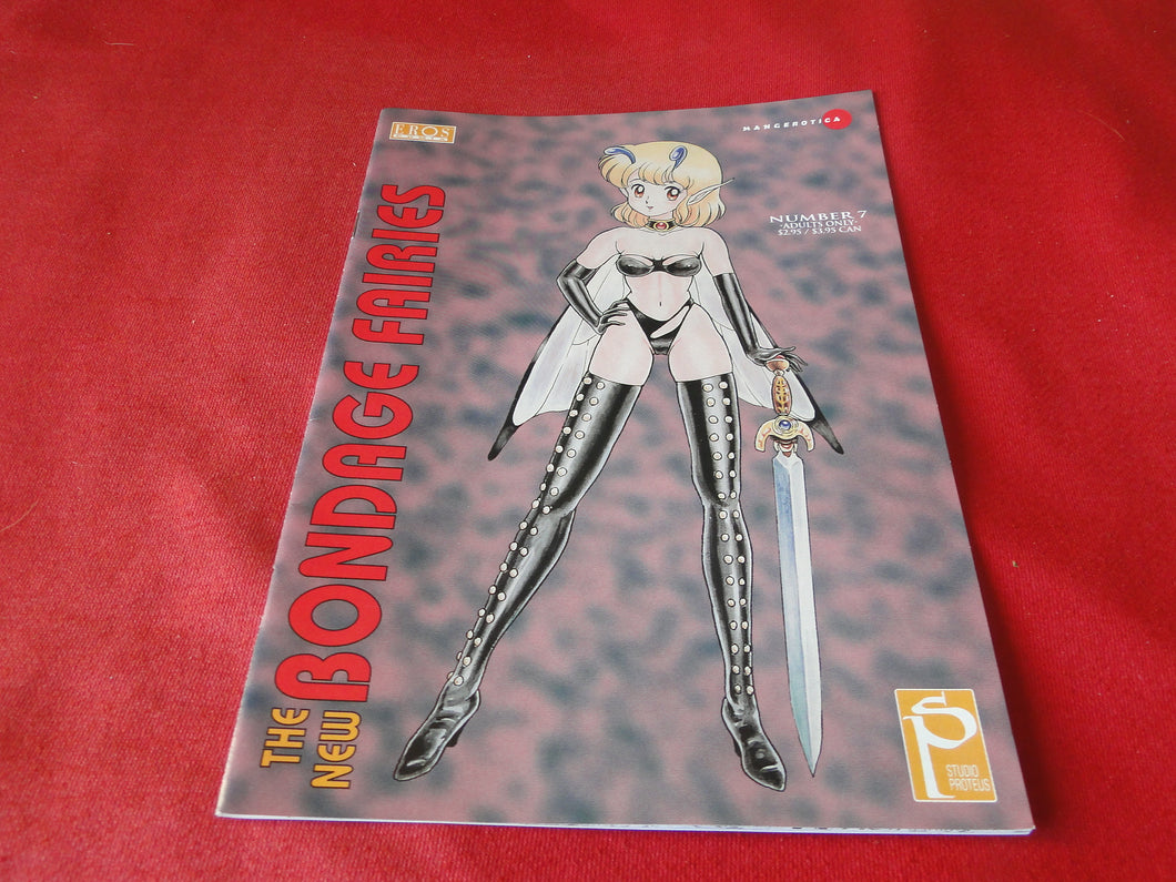 Vintage Nude Erotic Sexy Adult Men's Comic Book New Bondage Fairies Eros #7 May 97  PB3
