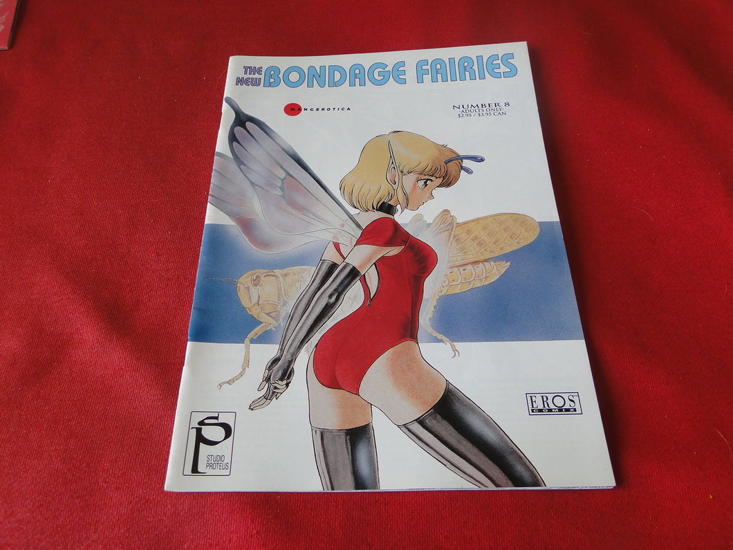 Vintage Nude Erotic Sexy Adult Men's Comic Book New Bondage Fairies Eros #8 1997  PB3
