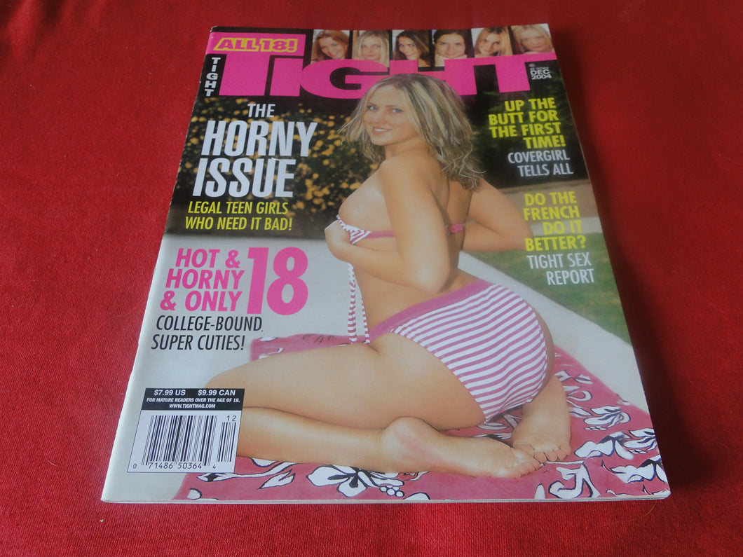 Vintage Nude Erotic Sexy Adult Magazine Adult Magazine Tight Dec. 2004       P99