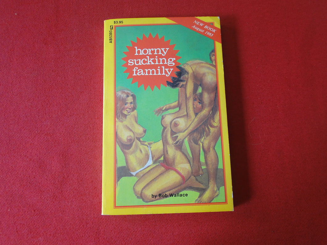 Vintage Erotic Adult Paperback Book/Novel Horny Sucking Family Greenleaf      G2