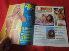 Load image into Gallery viewer, Vintage Nude Erotic Sexy Adult Magazine Live Summer 1988          JB59
