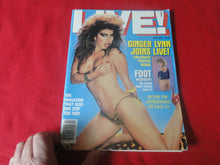Load image into Gallery viewer, Vintage Nude Erotic Sexy Adult Magazine Live April 1985 Christy Canyon Ginger Lynn    JB59
