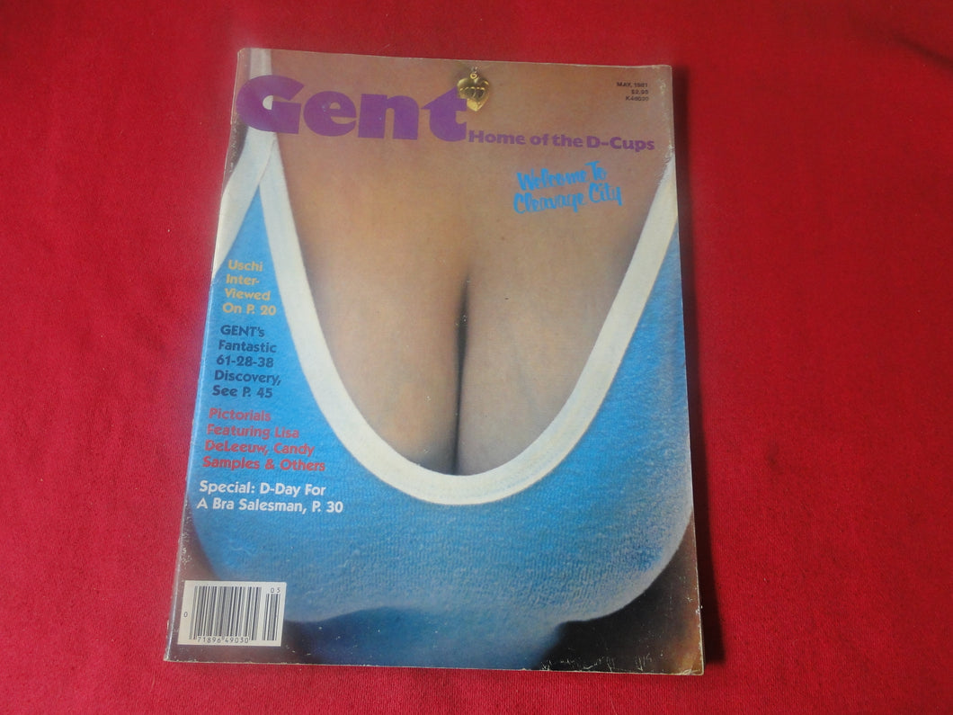 Vintage Nude Erotic Sexy Adult Magazine Gent May 1981             P70