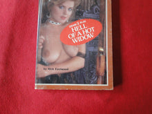 Load image into Gallery viewer, Vintage Erotic Adult Paperback Book/Novel Hell of a Hot Widow 1986 Greenleaf     G5
