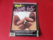 Load image into Gallery viewer, Vintage Nude Erotic Sexy Adult Magazine Cheri Women In Lust 1980        P85
