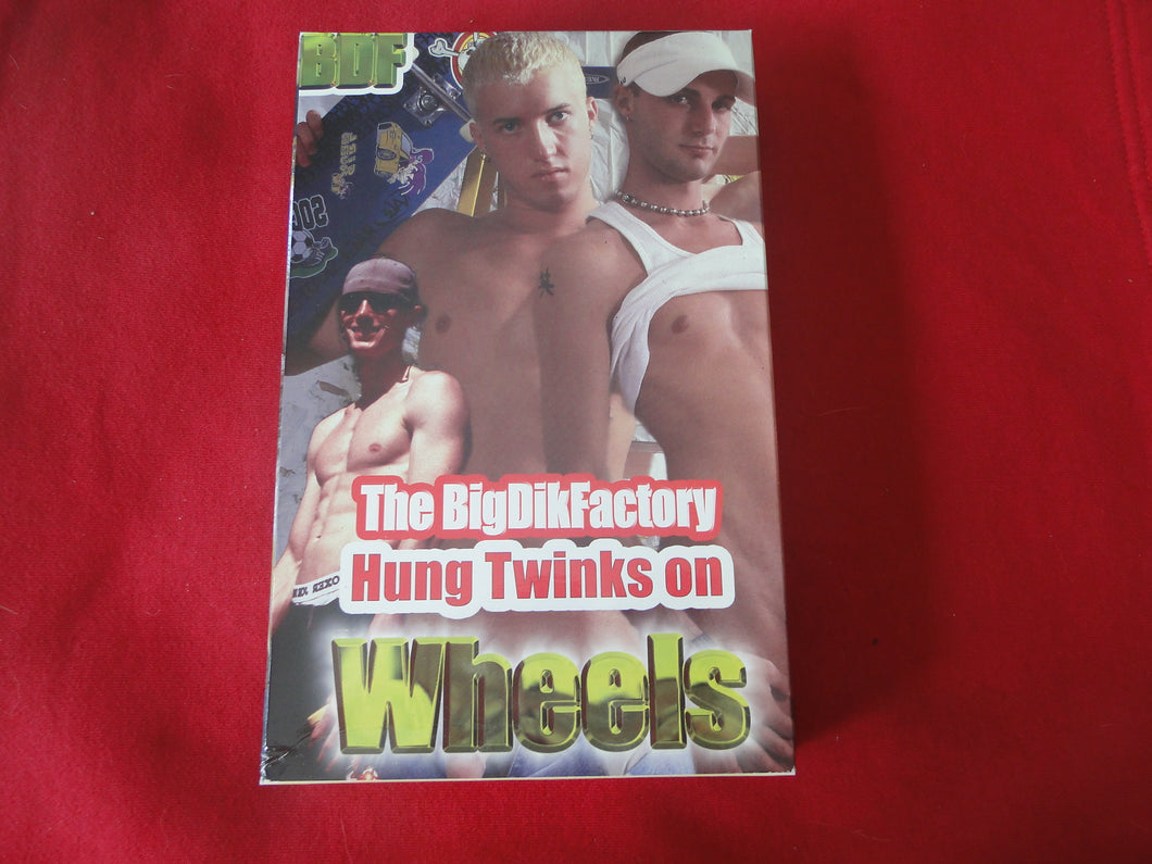 Vintage Adult XXX Gay VHS Tape Video Movie Hung Twinks On Wheels    G2