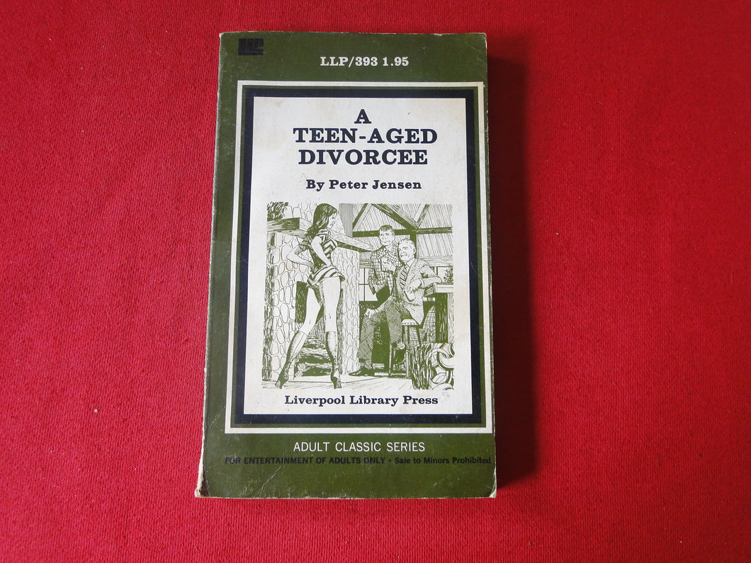 Vintage Erotic Adult Paperback Book/Novel A Teen-Aged Divorcee Liverpool Library Press G2