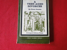 Load image into Gallery viewer, Vintage Erotic Adult Paperback Book/Novel A Teen-Aged Divorcee Liverpool Library Press G2
