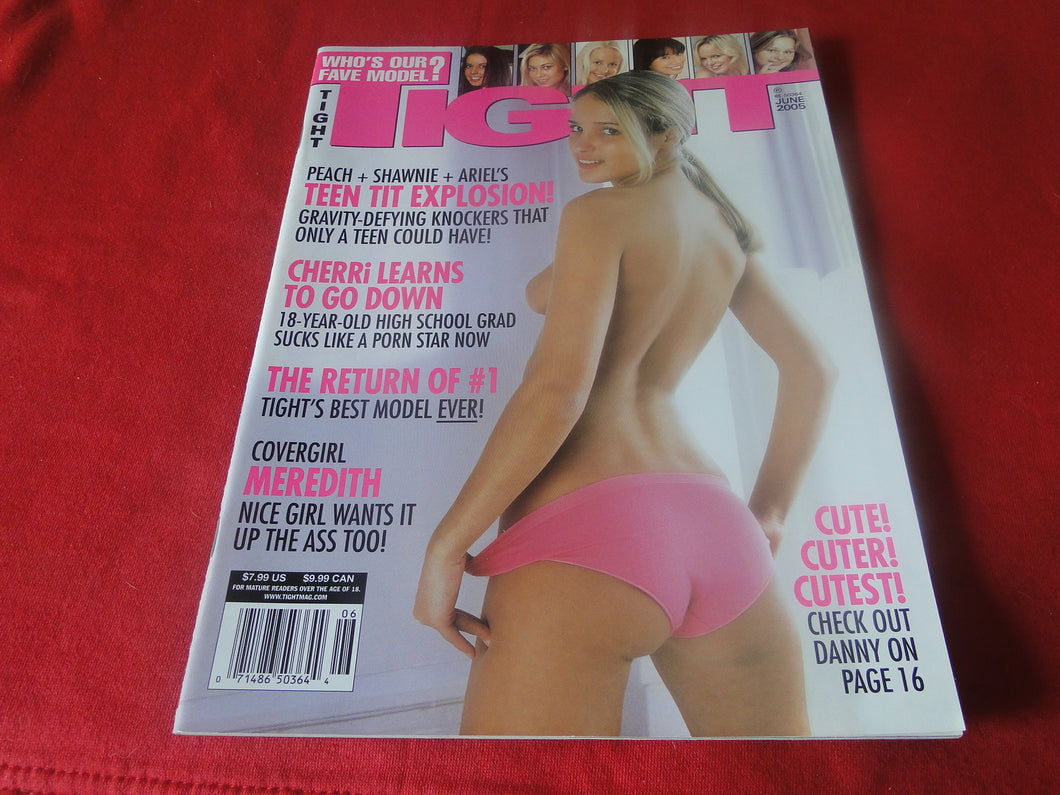 Vintage Nude Erotic Sexy Adult Magazine Adult Magazine Tight June 2005       P99