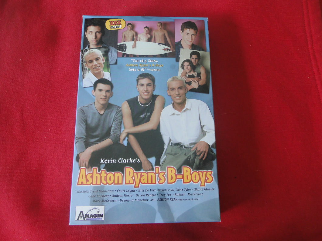 Vintage Adult XXX Gay VHS Tape Video Movie Ashton Ryan's B-Boys     G2