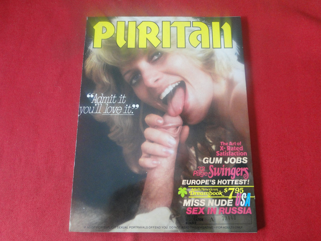 Vintage Nude Erotic Sexy Adult Magazine Puritan 1978         P85