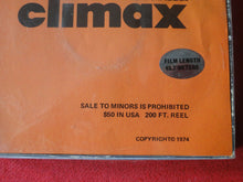 Load image into Gallery viewer, Vintage 8MM Adult Pornographic Smoker Stag Film Climax International 1974    X12
