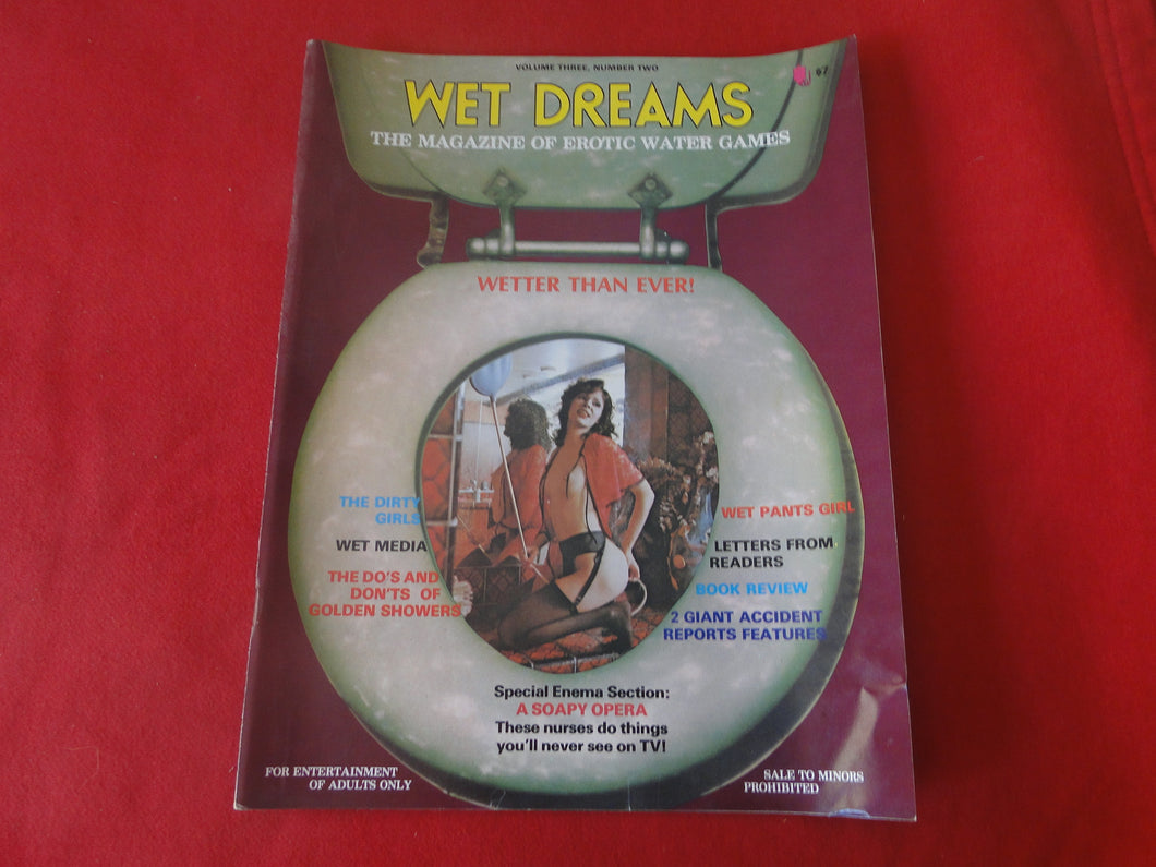 Vintage Nude Erotic Sexy Adult Magazine Wet Dreams      GM
