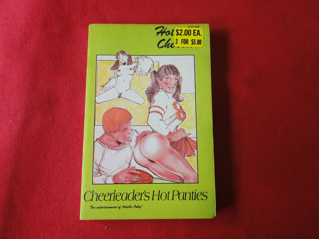 Vintage Erotic Adult Paperback Book/Novel Cheerleader's Hot Panties      G3
