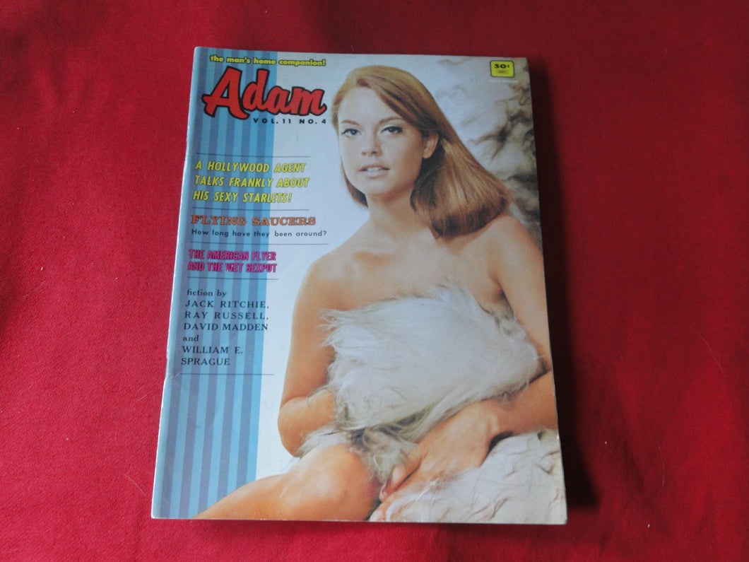 Vintage Nude Erotic Sexy Adult Magazine Adam April 1967        JB34