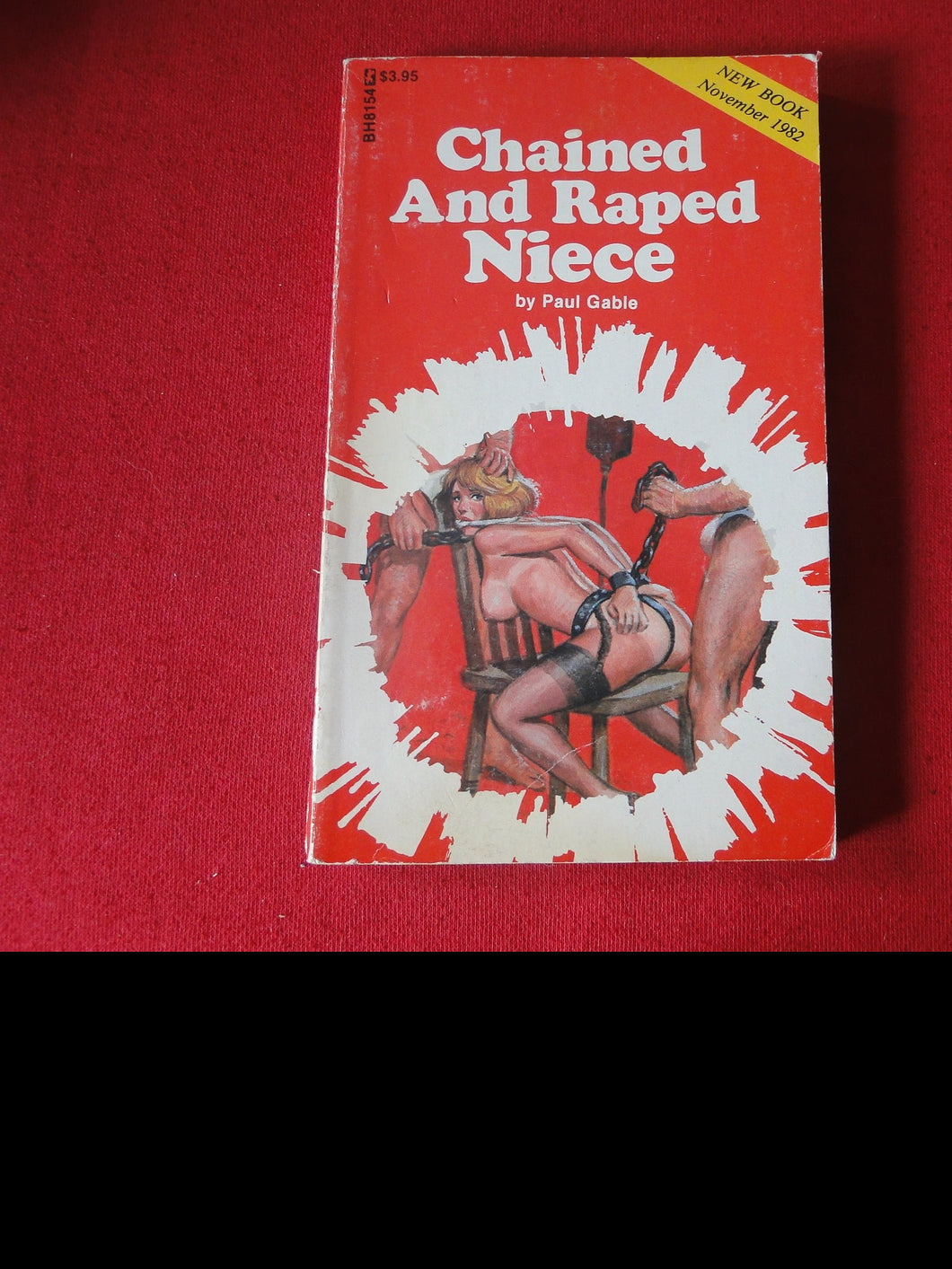 Vintage Erotic Adult Paperback Book/Novel Chained and Raped Niece       G2