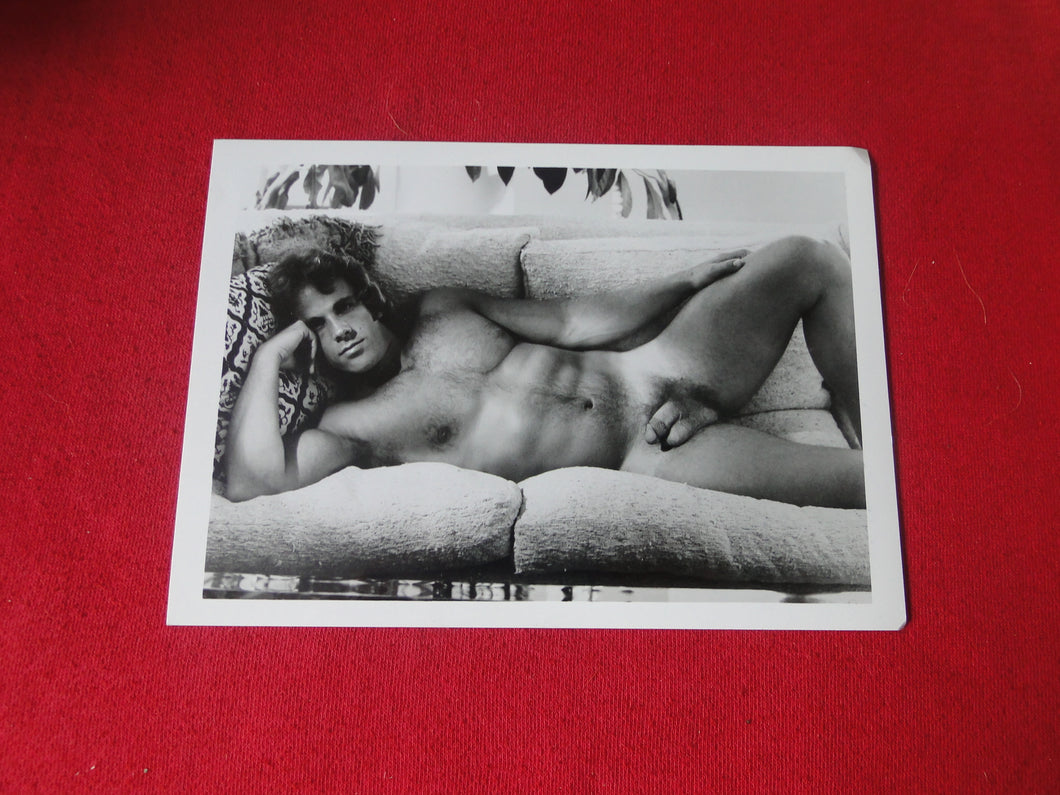 Vintage Gay Interest Colt Nude Black & White Hot Hung Male Photo       AD
