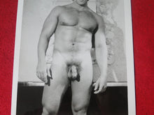 Load image into Gallery viewer, Vintage Gay Interest Colt Nude Black &amp; White Hot Hung Male Photo WRITING ON BACK ADb
