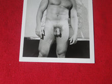 Load image into Gallery viewer, Vintage Gay Interest Colt Nude Black &amp; White Hot Hung Male Photo WRITING ON BACK ADb
