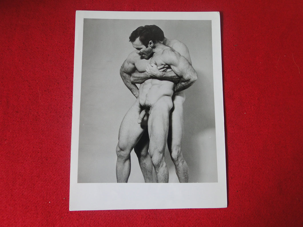 Vintage Gay Interest Colt Nude Black & White Hot HUNG Male Photo WRITING ON BACK ADd