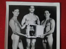 Load image into Gallery viewer, Vintage Gay Interest Nude Black &amp; White Hot HUNG Male Photo SMALL CREASES ADe
