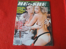 Load image into Gallery viewer, Vintage Nude Erotic Sexy Adult Magazine He &amp; She August 1978      JB55
